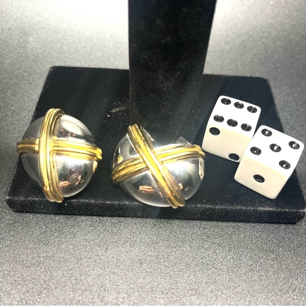 Vintage 80s/90s Statement Earring Bundle – Gold & Mixed Metal - Picture 10 of 13